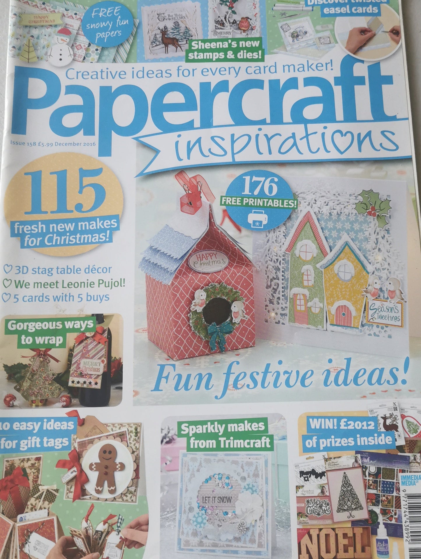 PAPERCRAFT INSPIRATIONS INCLUDING P&P TO UK SALE ON 2 ITEMS PLUS ACROSS MY SHOP  CODE 513