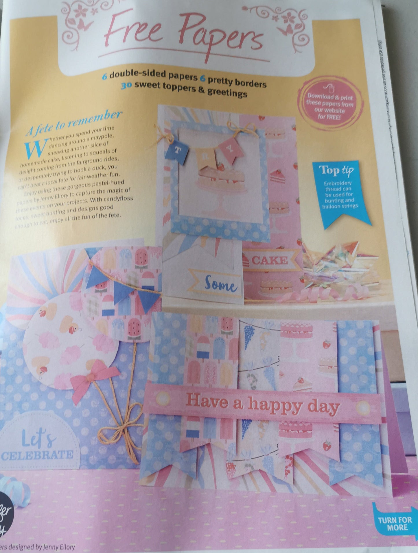 PAPERCRAFT INSPIRATIONS INCLUDING P&P TO UK SALE ON 2 ITEMS PLUS ACROSS MY SHOP  CODE 512