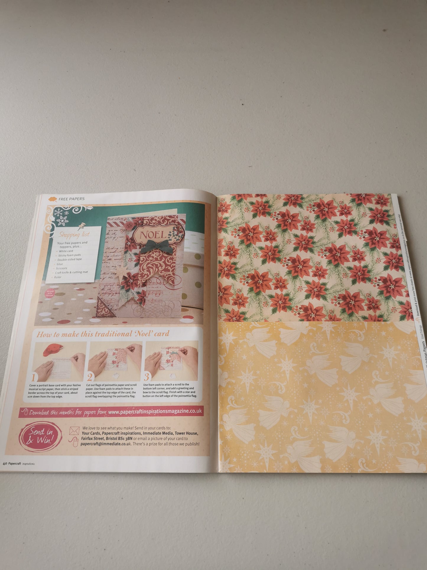 CARD & PAPER MAKING INCLUDING P&P TO UK  CODE 518