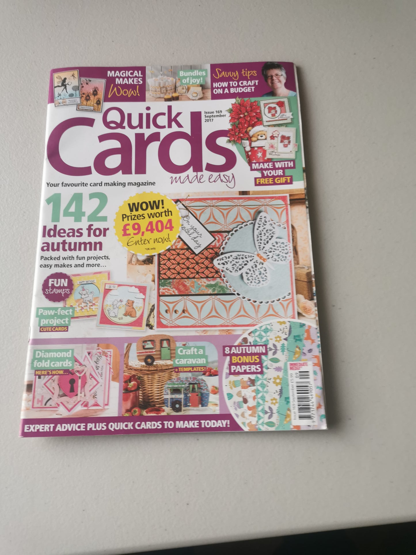 CARD & PAPER MAKING INCLUDING P&P TO UK  CODE 552