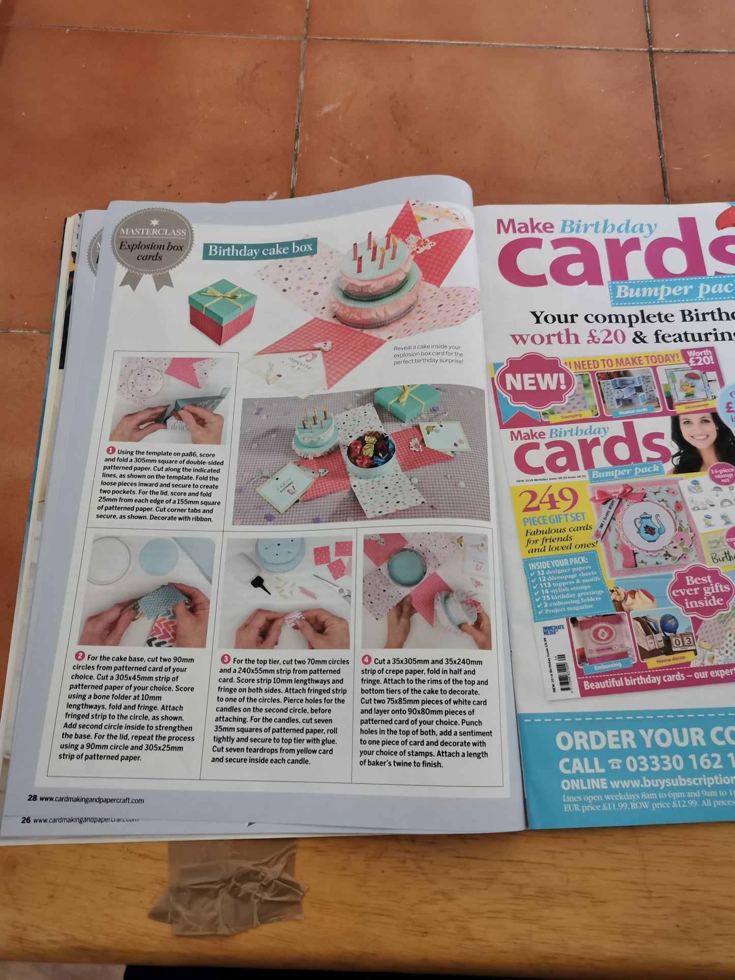 CARDMAKING & PAPERCRAFT INCLUDING P&P TO UK  CODE 420