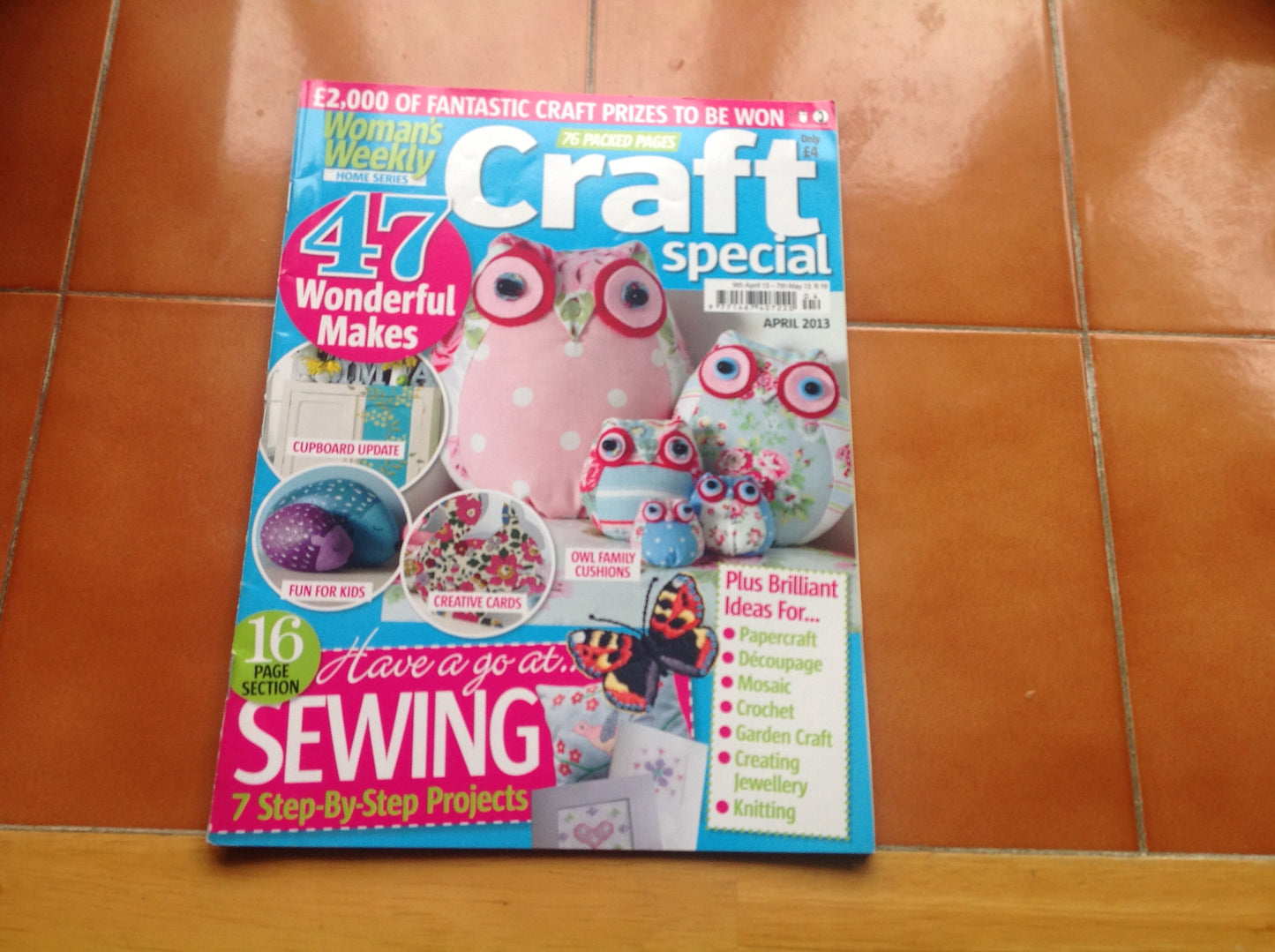 ART AND CRAFT MAGAZINES INCLUDING P&P TO UK  CODE 28