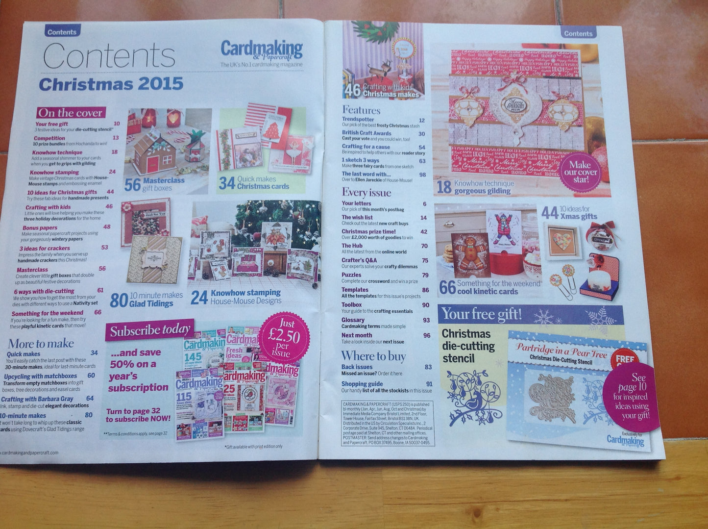 CARDMAKING & PAPERCRAFT INCLUDING P&P TO UK  CODE 11