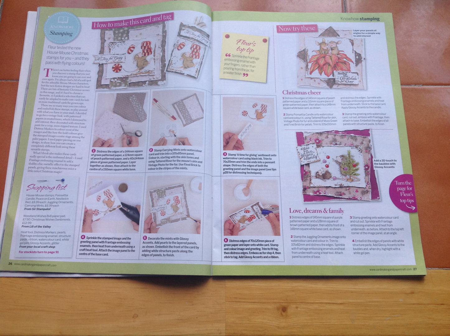 CARDMAKING & PAPERCRAFT INCLUDING P&P TO UK  CODE 11