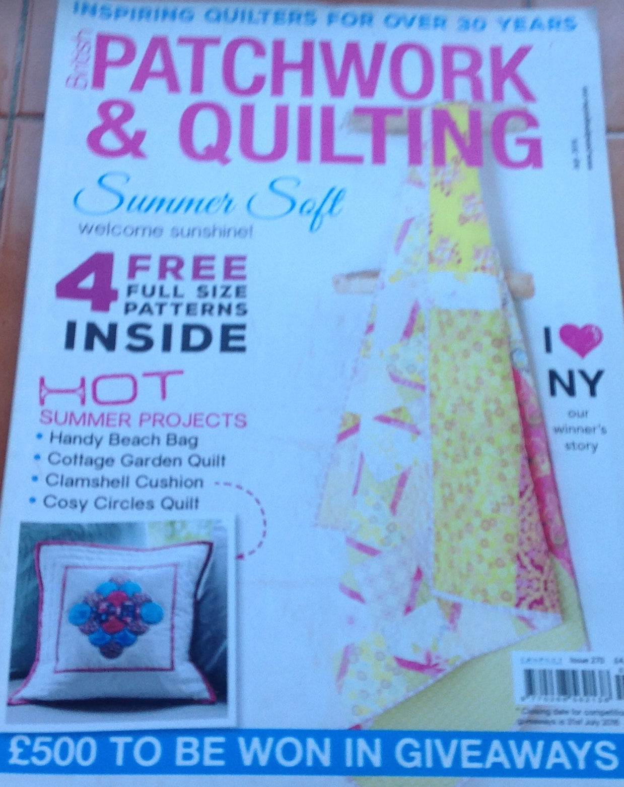 PATCH WORK & QUILTING MAGAZINES INCLUDING P&P TO UK SALE ON 2 ITEMS PLUS  CODE 120