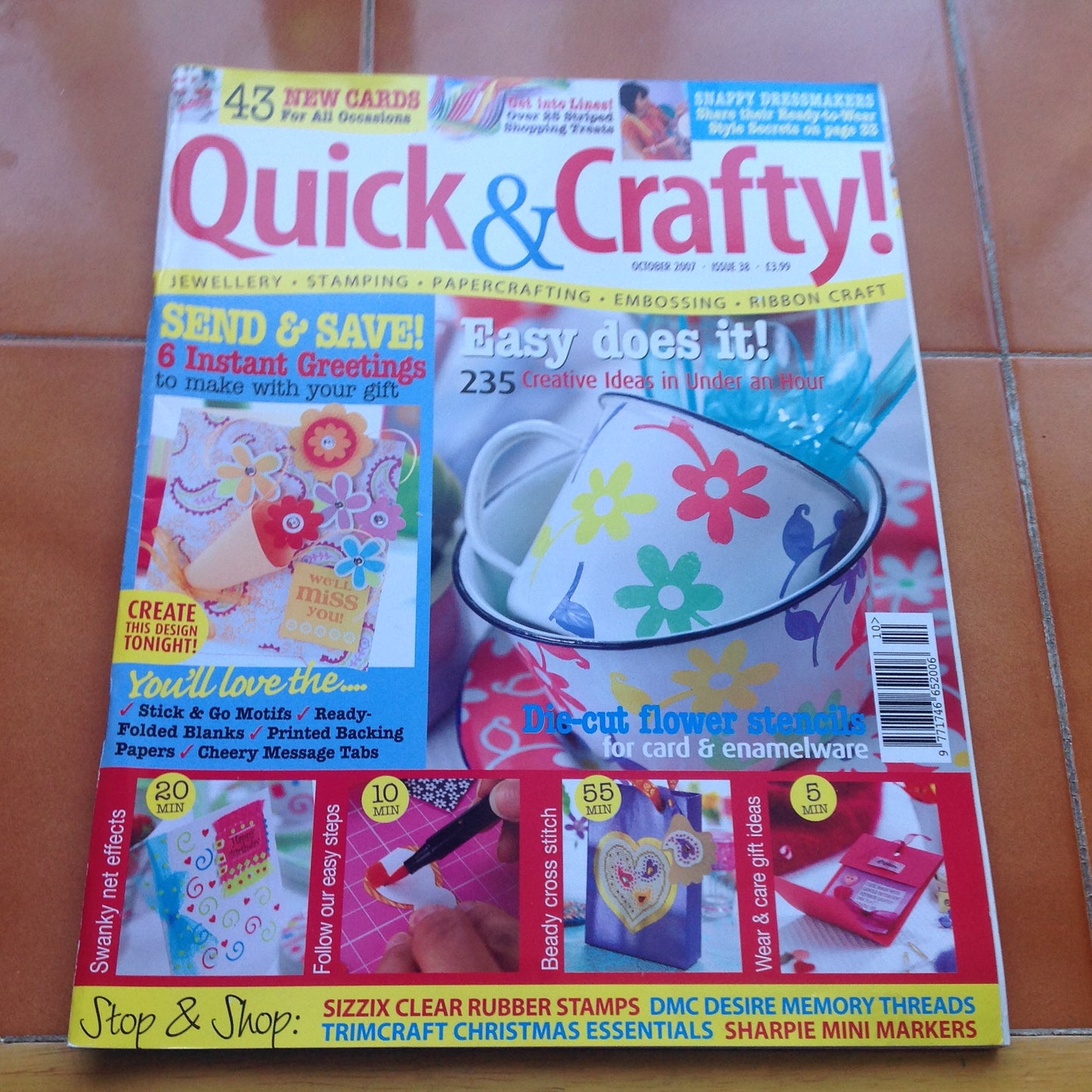 ART AND CRAFT MAGAZINES INCLUDING P&P TO UK  CODE 35