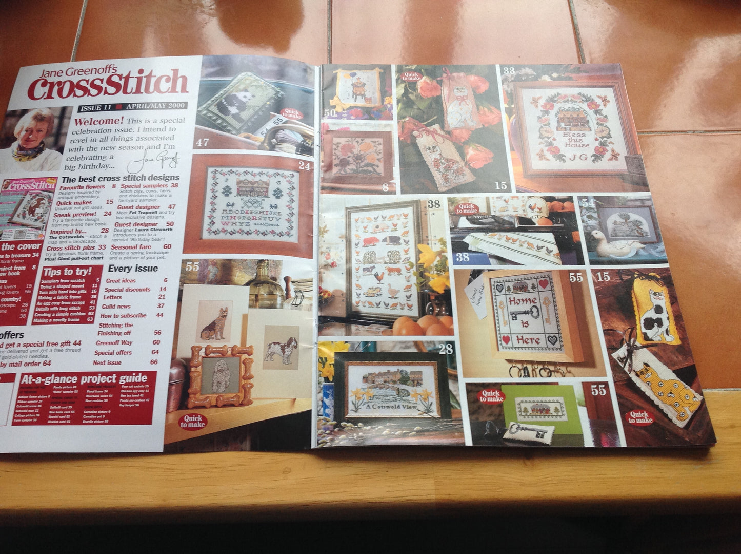 CROSS STITCH MAGAZINE INCLUDING P&P TO UK CODE 38