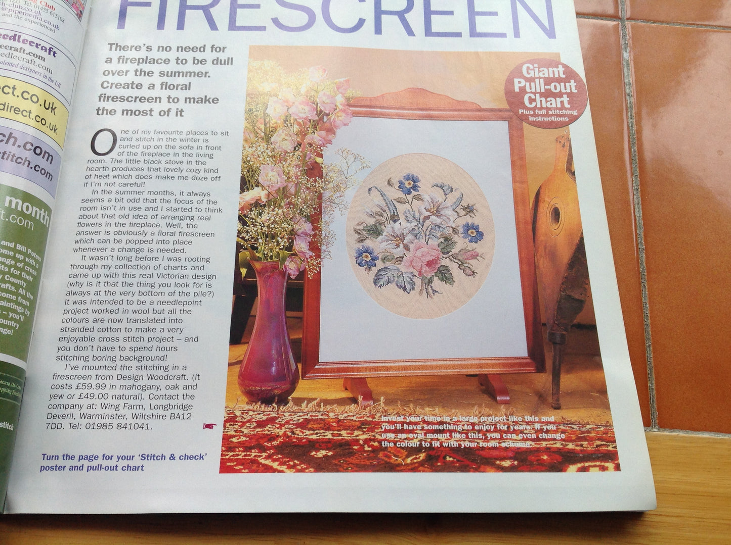 CROSS STITCH MAGAZINE INCLUDING P&P TO UK CODE 39