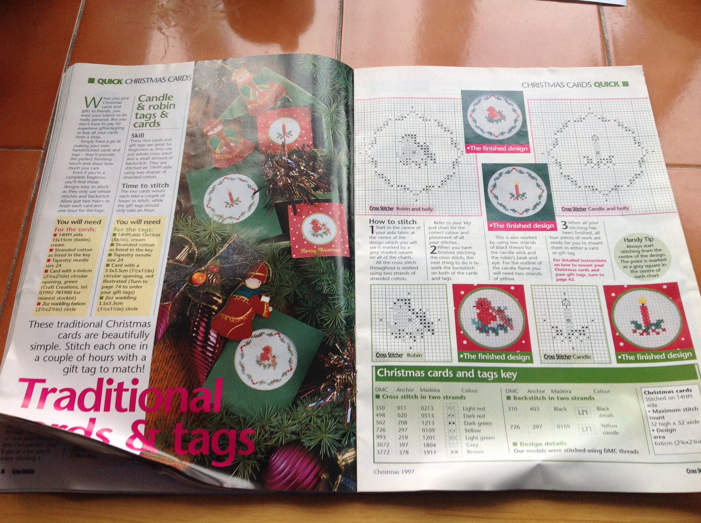 CROSS STITCH MAGAZINE INCLUDING P&P TO UK CODE 9