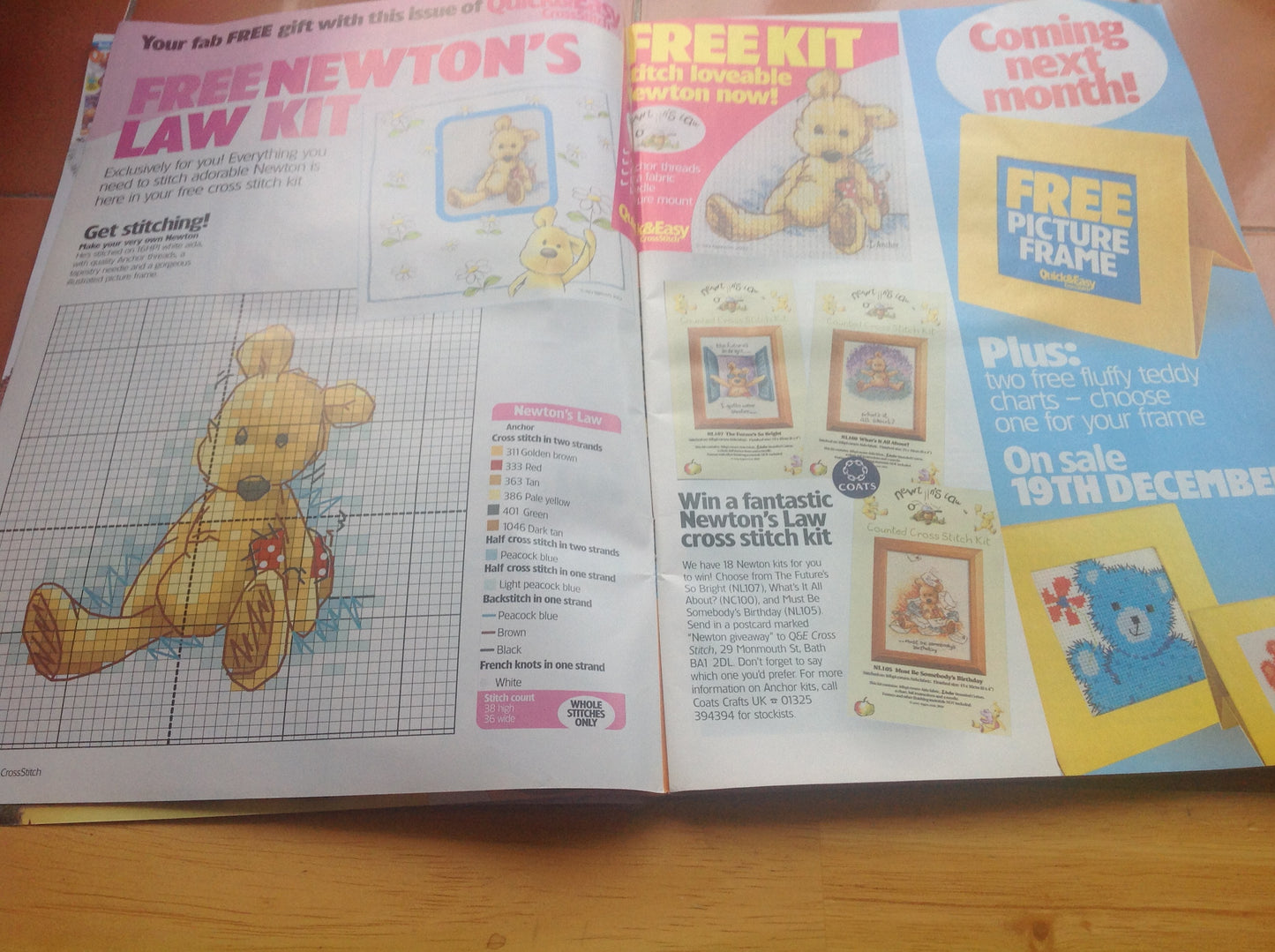 CROSS STITCH MAGAZINE INCLUDING P&P TO UK CODE 53