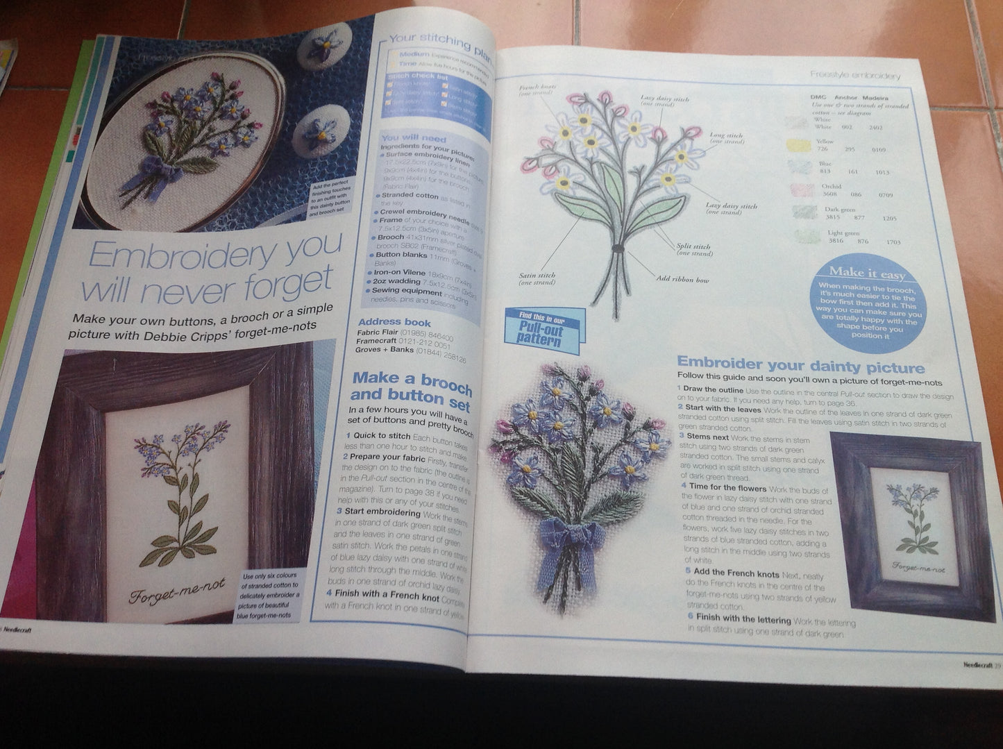 ART AND CRAFT MAGAZINES INCLUDING P&P TO UK  CODE 154