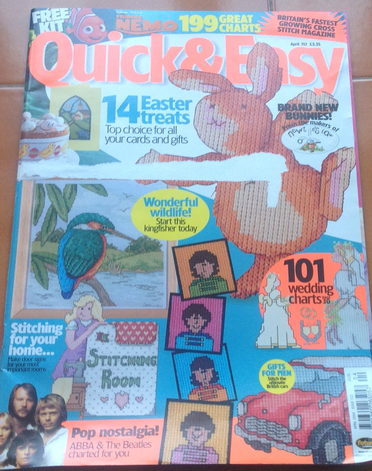 QUICK & EASY CROSS STITCH INCLUDING P&P TO UK SALE ON 2 ITMES PLUS ACROSS MY SHOP CODE 54