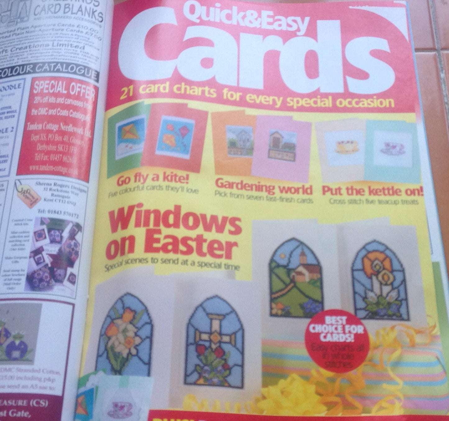 QUICK & EASY CROSS STITCH INCLUDING P&P TO UK SALE ON 2 ITMES PLUS ACROSS MY SHOP CODE 54