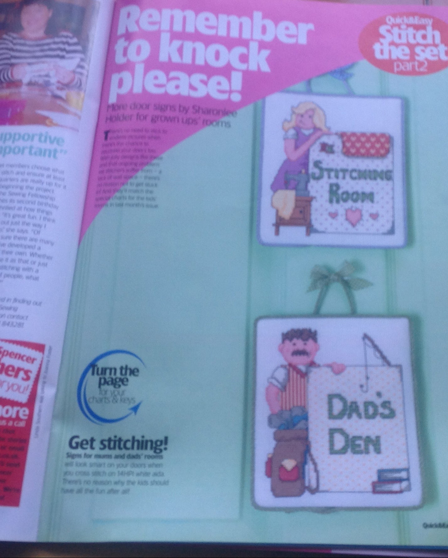 QUICK & EASY CROSS STITCH INCLUDING P&P TO UK SALE ON 2 ITMES PLUS ACROSS MY SHOP CODE 54