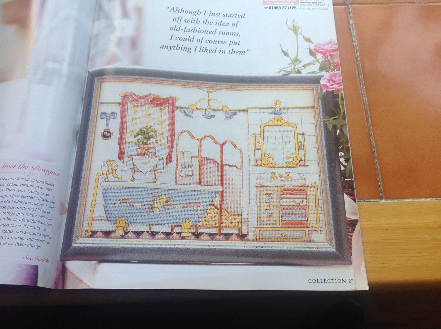 CROSS STITCH MAGAZINE INCLUDING P&P TO UK CODE 251