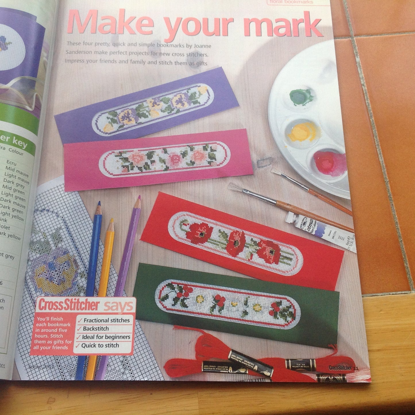 ART AND CRAFT MAGAZINES INCLUDING P&P TO UK  CODE 22