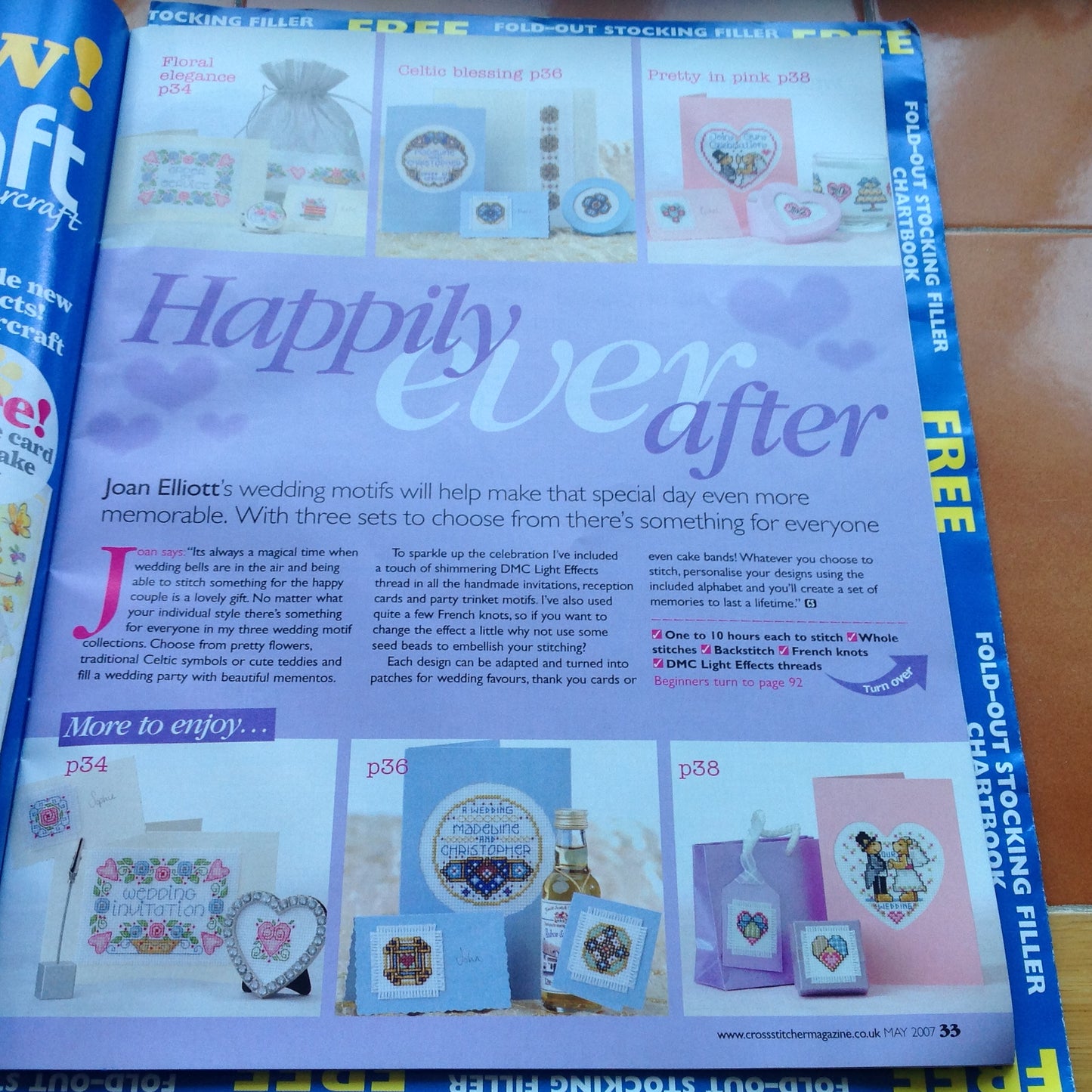 CROSS STITCH MAGAZINE INCLUDING P&P TO UK CODE 20