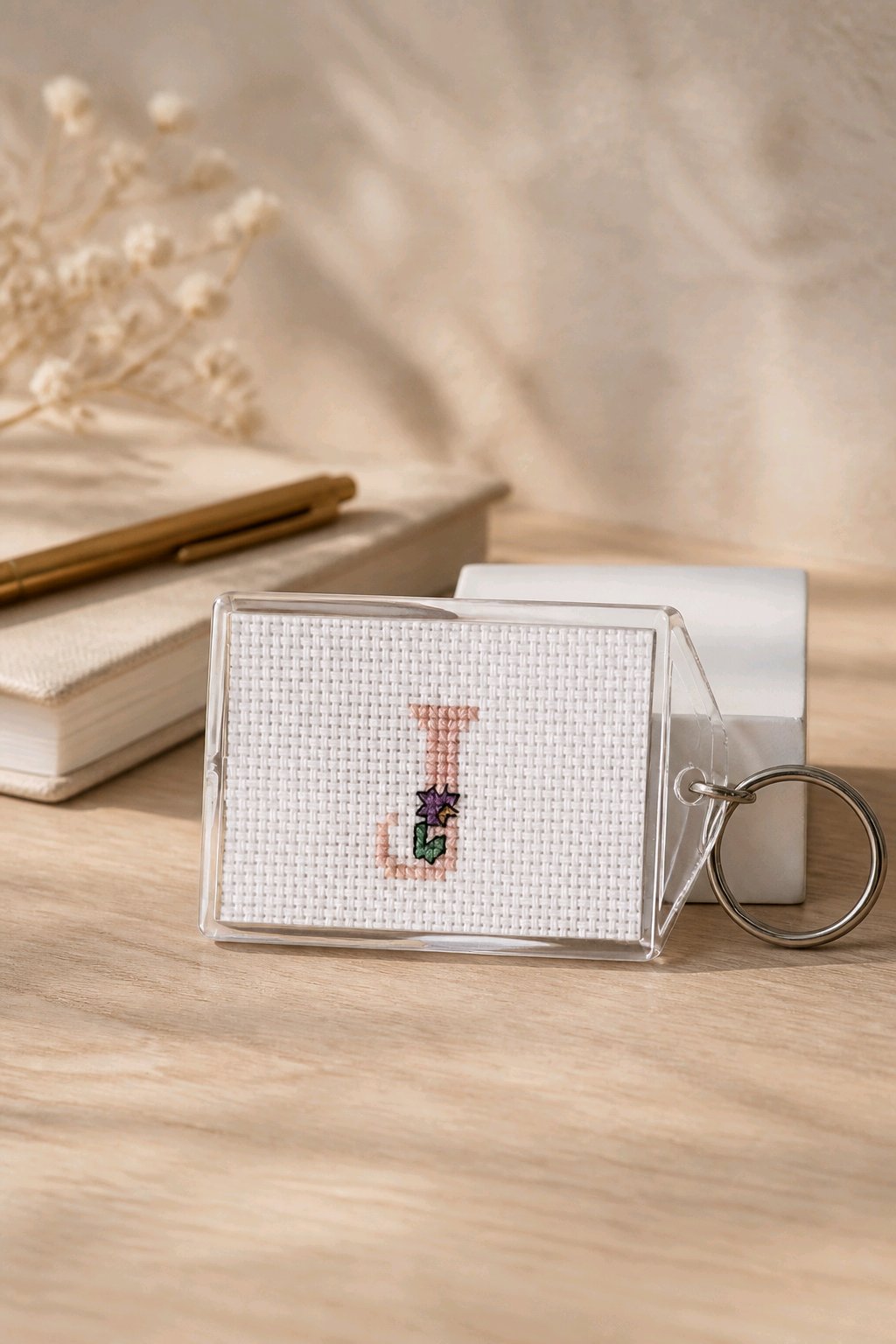 CROSS STITCH LARGE KEYRINGS INCLUDING P&P TO UK SALE ON 2 ITEMS + ACROSS MY SHOP CODE 274
