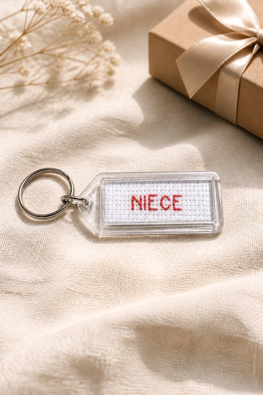 CROSS STITCH LONG KEYRINGS INCLUDING P&P TO UK SALE ON 2 ITEMS + ACROSS MY SHOP CODE 301