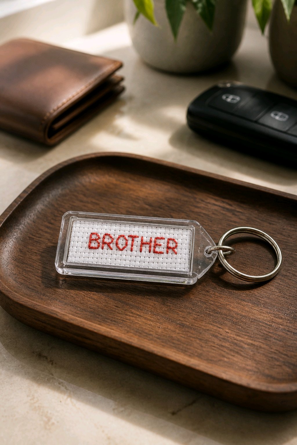 CROSS STITCH LONG KEYRINGS INCLUDING P&P TO UK SALE ON 2 ITEMS + ACROSS MY SHOP CODE 310