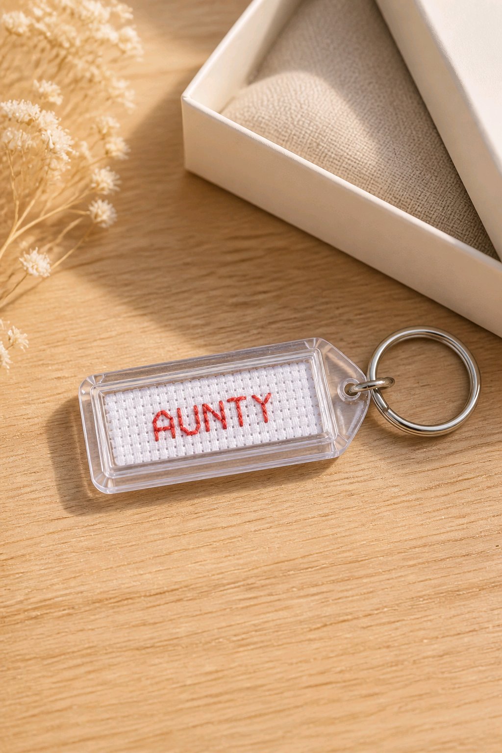 CROSS STITCH LONG KEYRINGS INCLUDING P&P TO UK SALE ON 2 ITEMS + ACROSS MY SHOP CODE 311