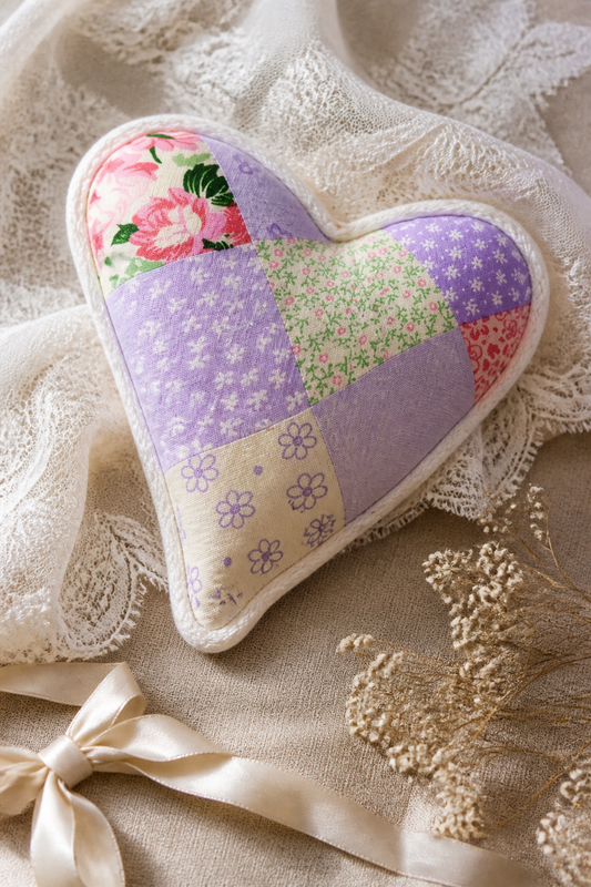 HANDMADE LAVENDER HEARTS WITH LACE PUT IN DRAW MAKES YOUR CLOTHES SMELL NICE INCLUDING P&P TO UK SALE ON 2 ITEMS + ACROSS MY SHOP CODE 21