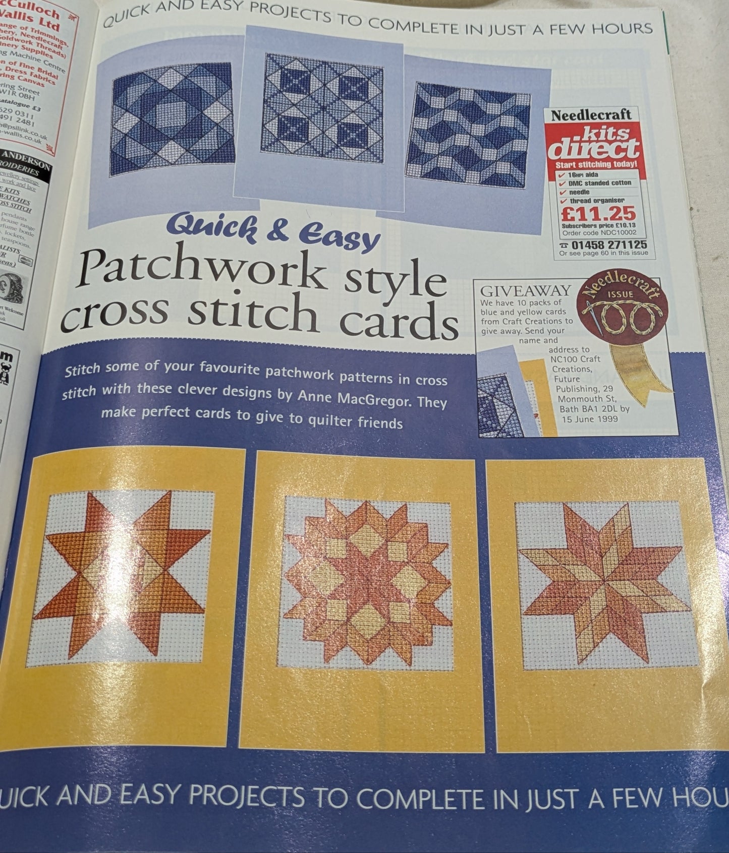 NEEDLE CRAFT MAGAZINES INCLUDING P&P TO UK SALE ON 2 ITEMS PLUS ACROSS MY SHOP CODE426