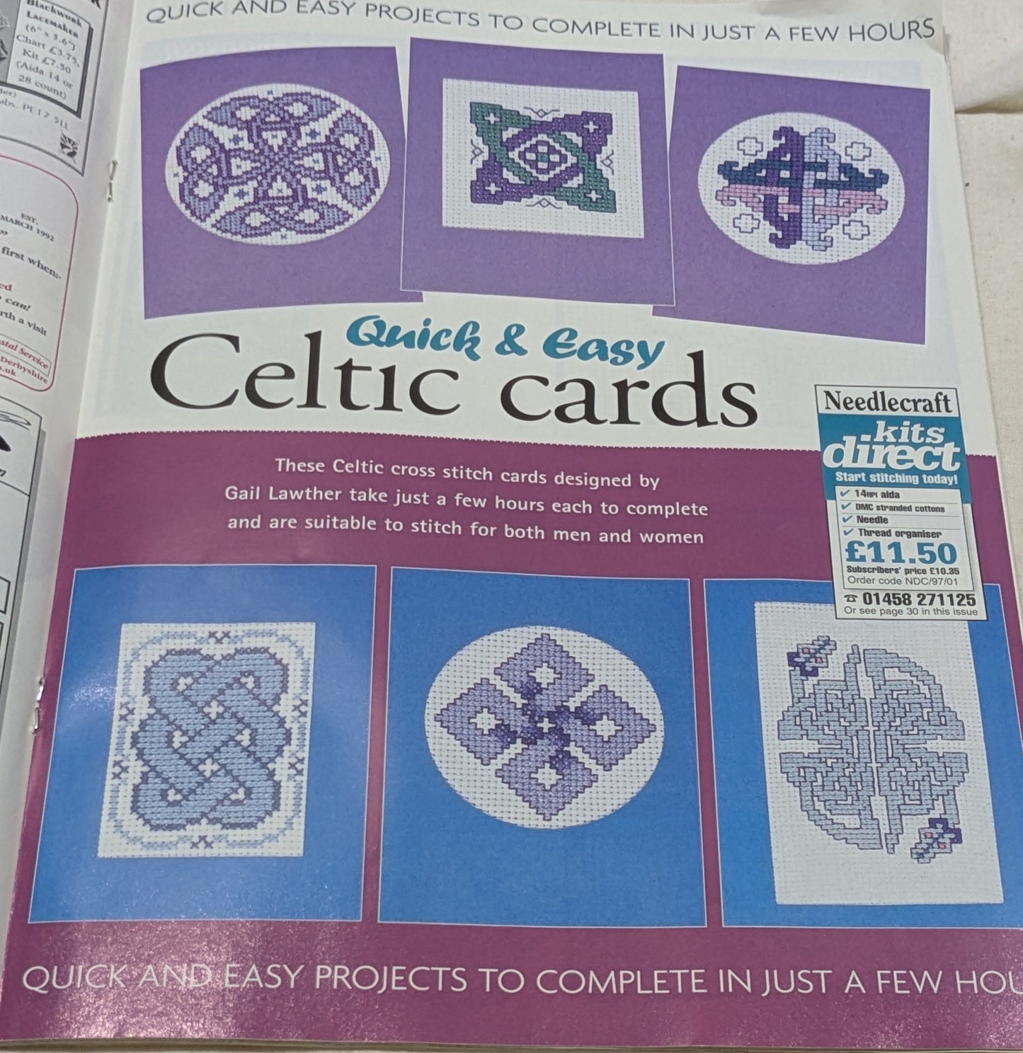 NEEDLE CRAFT MAGAZINES INCLUDING P&P TO UK SALE ON 2 ITEMS PLUS ACROSS MY SHOP CODE 428