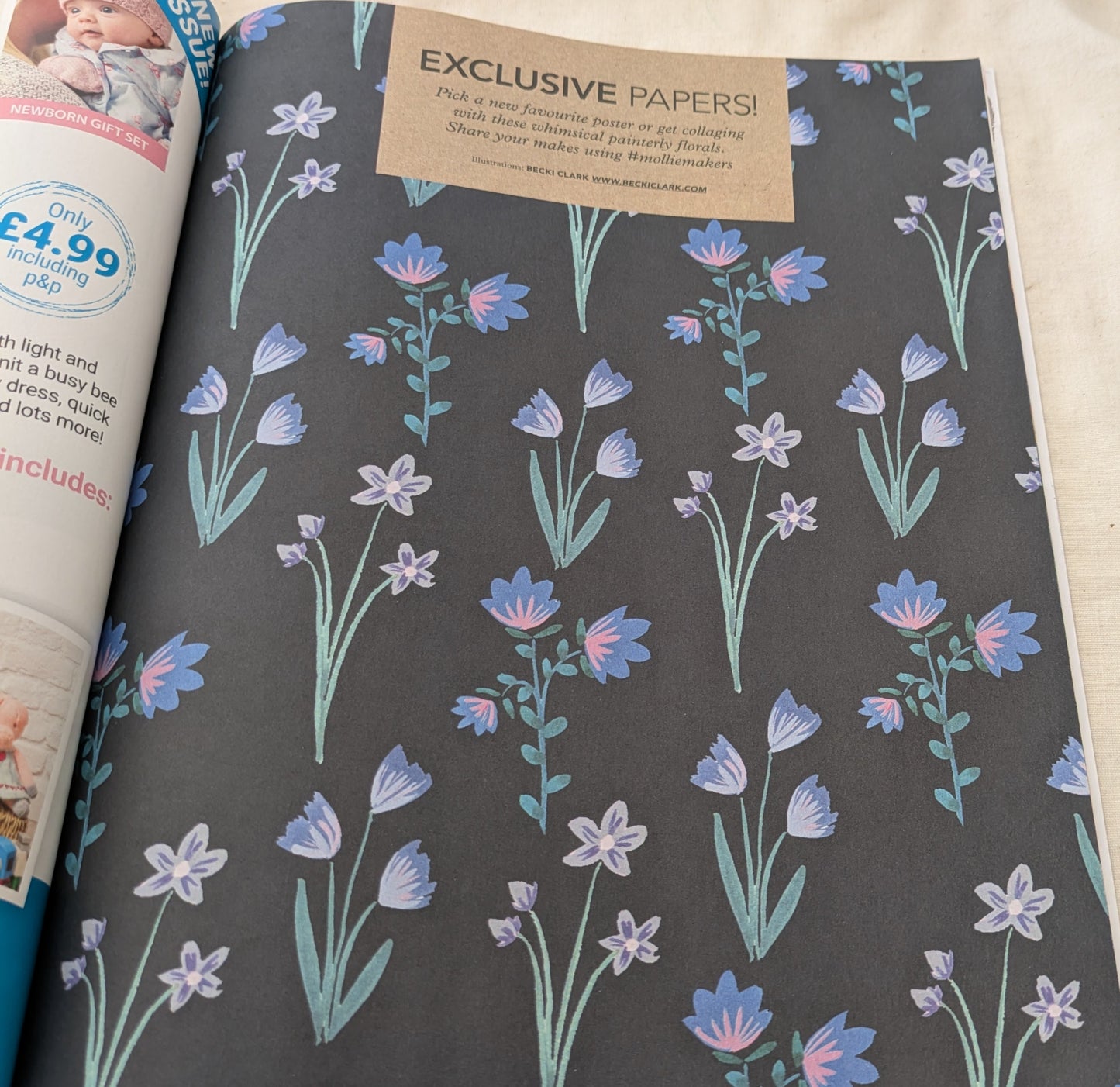 MOLLIE MAKES MAGAZINE INCLUDING P&P TO UK SALE ON 2 ITEMS PLUS ACROSS MY SHOP  CODE 440