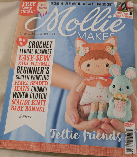 MOLLIE MAKES MAGAZINE INCLUDING P&P TO UK SALE ON 2 ITEMS PLUS ACROSS MY SHOP  CODE 441