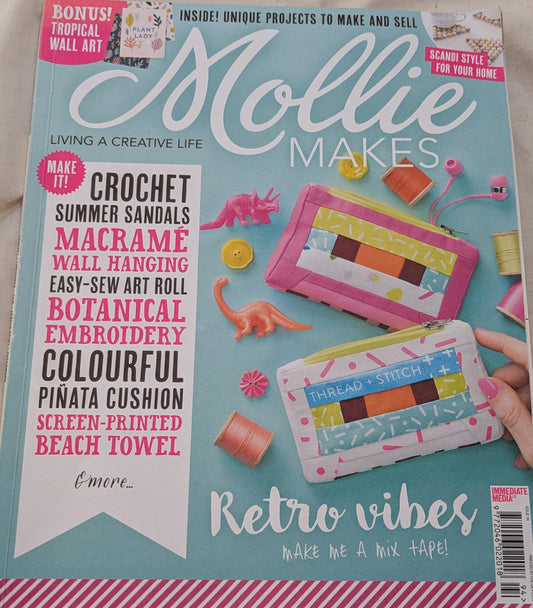 MOLLIE MAKES MAGAZINE INCLUDING P&P TO UK SALE ON 2 ITEMS PLUS ACROSS MY SHOP  CODE 442