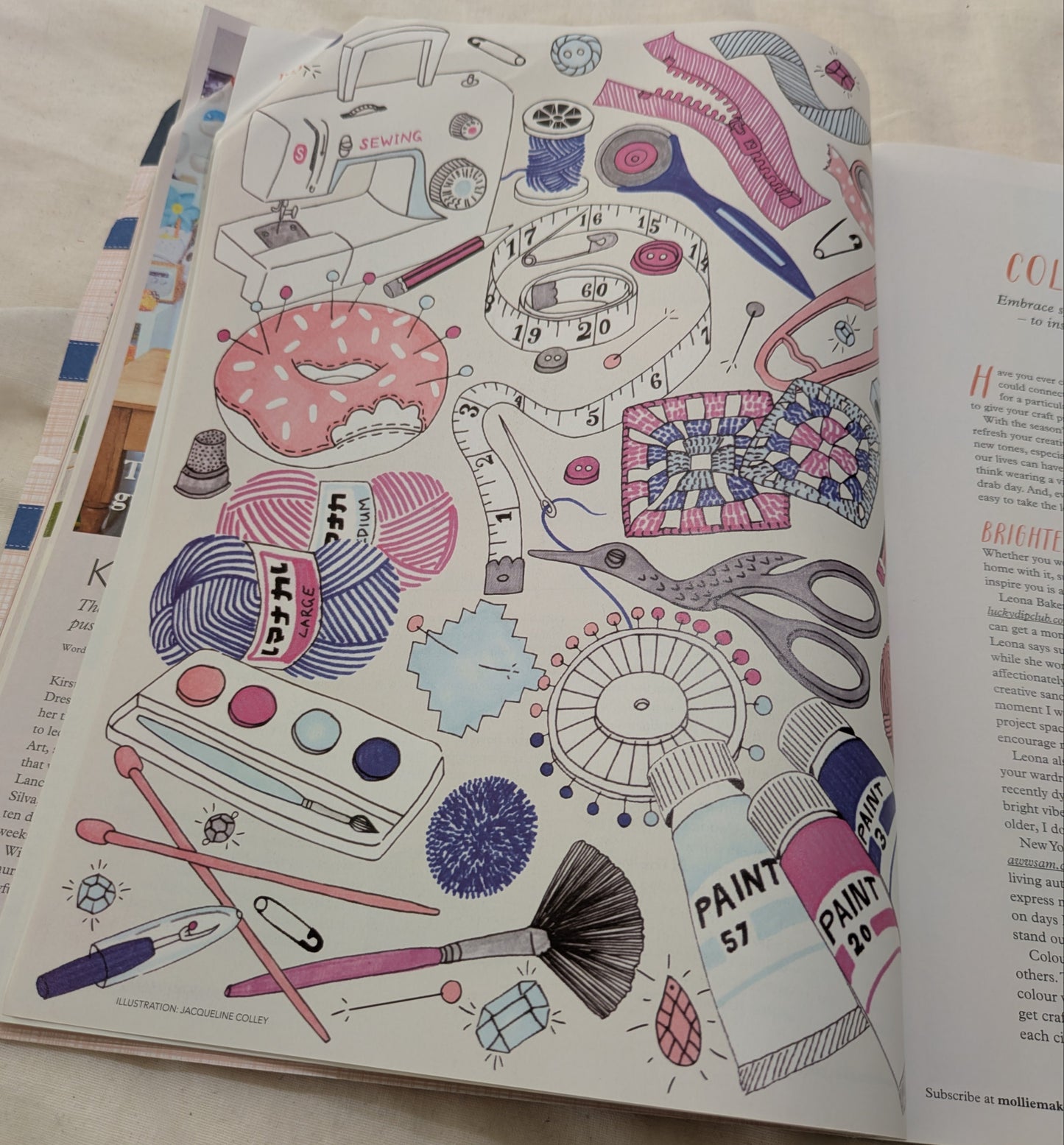 MOLLIE MAKES MAGAZINE INCLUDING P&P TO UK SALE ON 2 ITEMS PLUS ACROSS MY SHOP  CODE 443