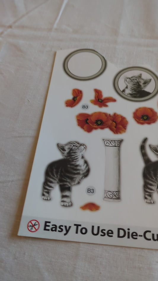 BUY 2 6X6 INCH 3D CARD KITS SALE ON TWO ITEMS PLUS ACROSS MY SHOP P&P INCLUDED CODE 116